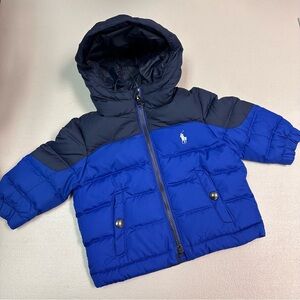Ralph Lauren | Navy and Royal Blue Hooded Jacket